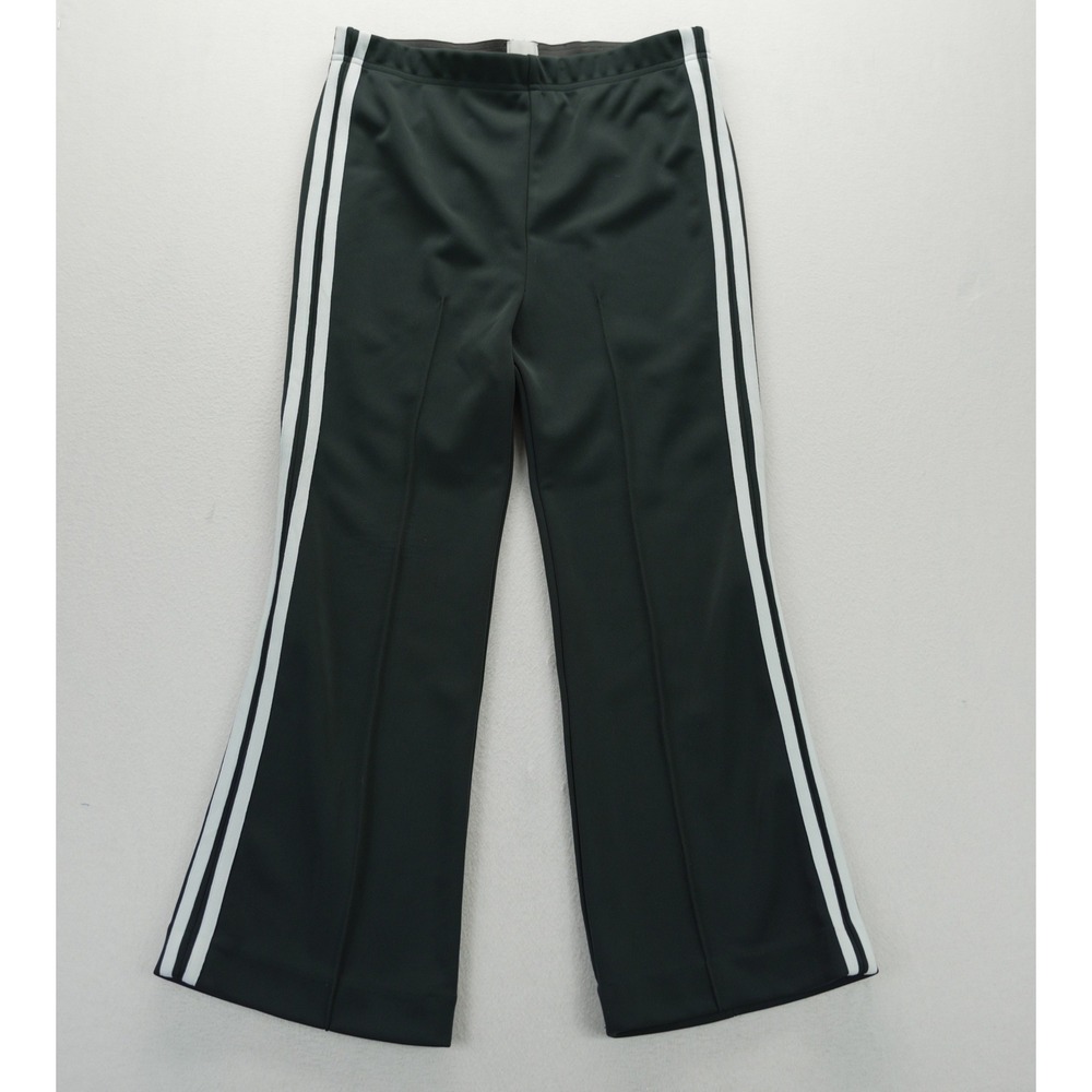 Maeve Anthropologie Black Striped Flare Track Pants OB2239574 Medium
